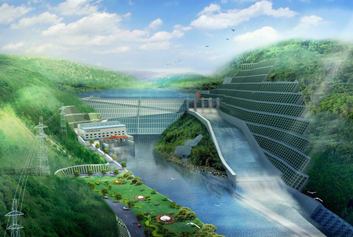 水满乡老挝南塔河1号水电站项目